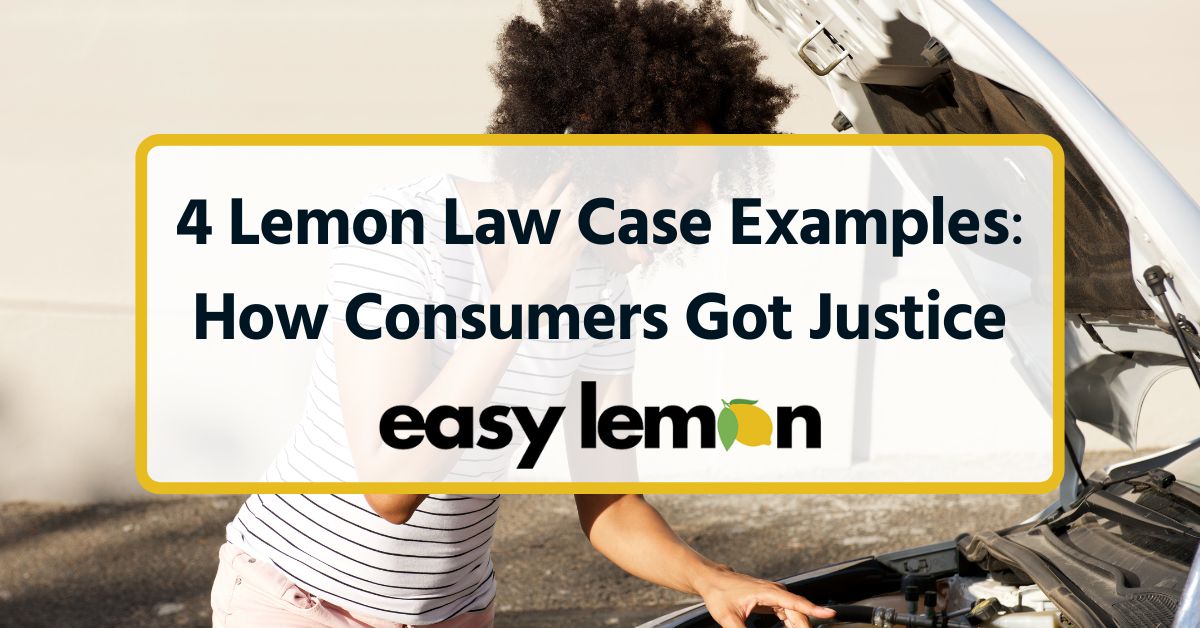 4 Lemon Law Case Examples: How Consumers Got Justice