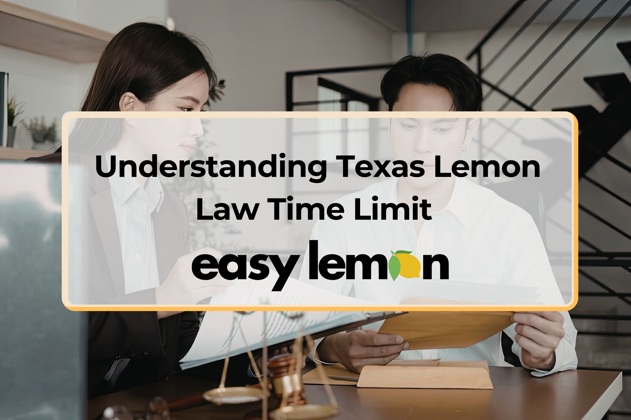 Texas lemon law time limit explained with car owner reviewing repair documents